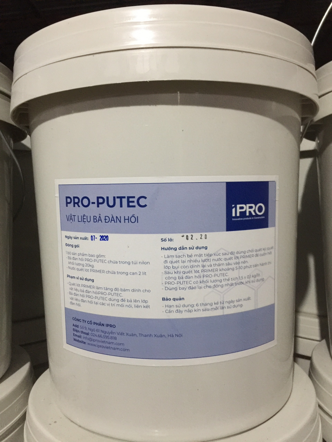 VẬT LIỆU CHO TẤM TƯỜNG ACOTEC - IPRO VIỆT NAM