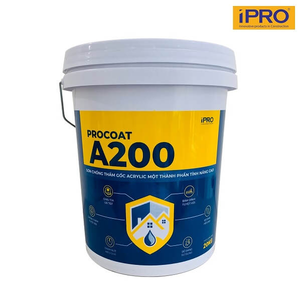 Sơn chống thấm gốc Acrylic một thành phần tính năng cao PROCOAT-A200