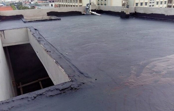 Chống thấm sân thượng sàn mái bê tông bằng xi măng